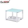 Buy cheap Contemporary Chic Glass And Steel Coffee Table Living Room Furniture from wholesalers