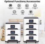 48V Stackable Solar Battery Pack 100Ah LiFePO4 Energy Storage Battery