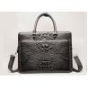 Buy cheap Crocodile leather men's handbag fashion new one-shoulder slant across business handbags fashion briefcases from wholesalers