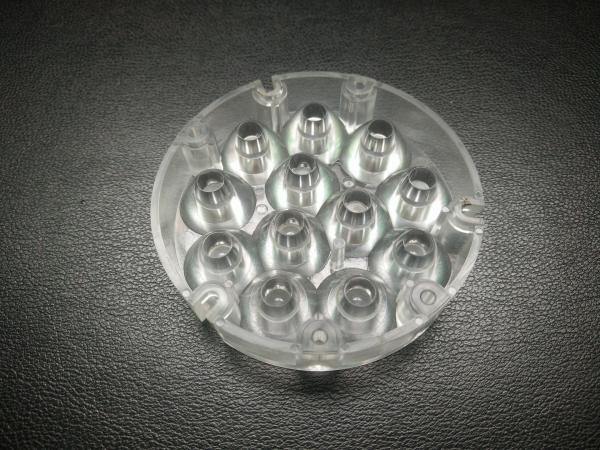 Buy cheap Transparent Plastic Lens Injection Molding Parts / PMMA Injection Mold Maker from wholesalers