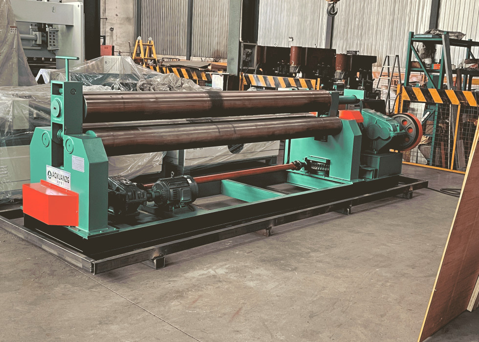High quality W11-6*1500 6mm Thickness Symmetrical Plate Rolling Machine Mechanical 3 Roller Bending Machine