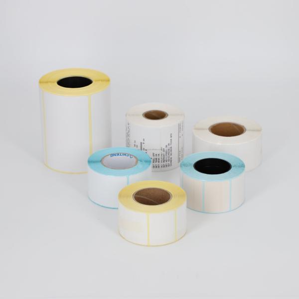 Buy cheap Black Image Thermal Label Paper Roll for Clear and Professional Labeling in Healthcare Industry from wholesalers