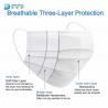 Buy cheap Adult White 3 Ply Dust Proof Face Mask Antiviral Medical Protective Face Masks from wholesalers