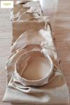 PTFE Membrane Fiberglass Filter Bags For Cement Steel Plant Dust Collector