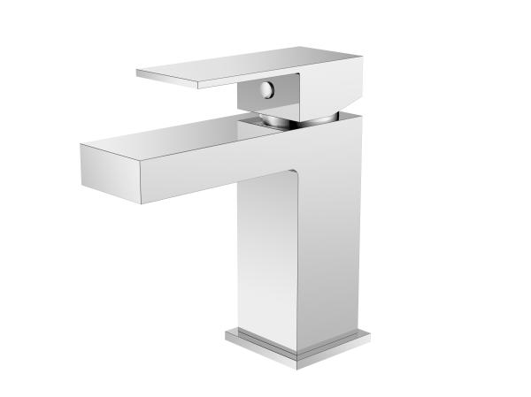 Buy cheap Single Handle Basin Mixer Faucet in Chrome Finish for Bathroom T8682W from wholesalers
