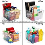 Clear Plastic Storage Bins – XL Pack Perfect For Kitchen,Fridge, Pantry