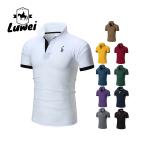 Plus Size Cotton Polo T Shirts Muscle Collared Sublimation Fitted Soft Knit