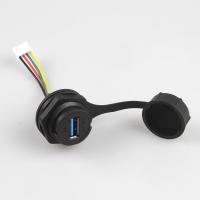 Buy cheap IP68 Waterproof Industrial Lan Cable Assembly XH 2.5 To USB 3.0 Female Connector product
