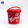 Buy cheap Food Safe IML Bucket 1340ml Colorful Chocolate Biscuits Packing from wholesalers