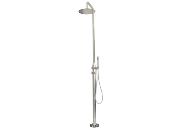Buy cheap Stainless steel 316 Watermark Outdoor Shower Satin Solar Shower Freestanding Beach Garden Swimming Stand shower from wholesalers