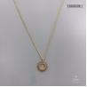 Buy cheap High-end Brand 18k Gold Stainless Steel Jewelry Set Gold Gear 45cm Thin Necklace from wholesalers