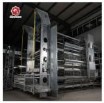 3Rows 28sets / Row A Type Wire Poultry Cage Farming Hens Equipments