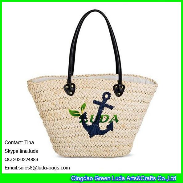 Buy cheap LUDA 2016 summer women's anchor cornhusk straw tote bag from wholesalers