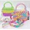 Buy cheap Pop Fidget Toys Silicone Push Bubble Crossbody Bag Sensory Reliever Stress Adults Kids Handbag Coin Pouch Purse Gifts from wholesalers