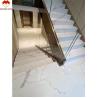 Buy cheap ODM/OEM 18mm Thickness European Design White Grey Grains Marble Carved Stair Treads and Risers from wholesalers