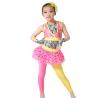 Buy cheap MiDee Jazz Dance Costumes Zebra Leotard Sequin Vest Multi Color Lycra Skirt-Pants For Girls from wholesalers