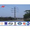 Buy cheap 33 Kv High Tension Line Steel Tubular Pole Bitumen Protection from wholesalers