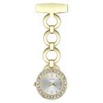 Nurse Pocket Watch Silver Elegant Women Brooch Nurse Watch Fashion Fob Nurse