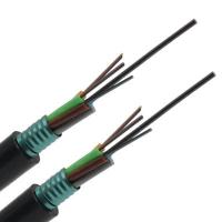Buy cheap 24 Core Optical Fibre Underground Cable GYTS G652D Armoured Fiber Optical Cable product