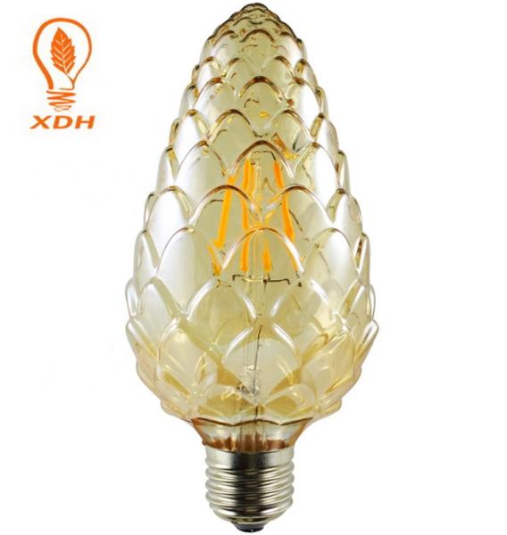 Buy cheap 230V Vintage LED Bulbs E27 Dimmable Pine Cone Filament Bulb Decoration 2400K from wholesalers