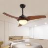 Buy cheap 64 Inch luxury Nordic Ceiling Fans American retro ceiling fan creative 5 Blades wooden Ceiling Fan Light(WH-CLL-01) from wholesalers