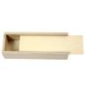 Buy cheap Natural Style Wood Gift Box With Slide Lid , Single Bottle Wooden Wine Box With Custom Logo from wholesalers
