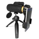 Cell Phone 10x42 12x50 16x52 Monocular Telescope High Power BAK4 With Holder