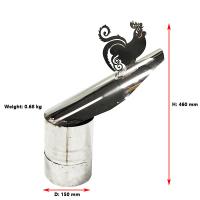 Buy cheap Chicken Head Chimney Pot Rain Cap Galvanised Steel Metal product
