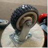 Buy cheap 6 Inch Side Brake Heavy Duty Casters Grey PVC Wheel Ball Bearing Swivel Plate Knobby Tread from wholesalers