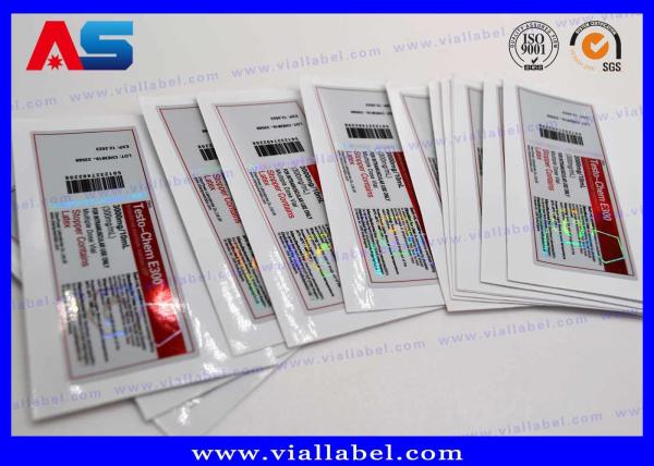 Buy cheap Holographic 10ml Pharmacy Injection Peptide Bottle Labels labels for glass vials from wholesalers