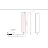 Buy cheap Impedance 50Ω 4.5dBi Wifi 2.4GHz Dipole Antenna with RG174 Cable and CE Certification from wholesalers
