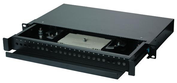 Buy cheap High Finish Fiber Patch Panel 24 Port , LC / Duplex SC Fiber Optic Termination Box YH1005 from wholesalers