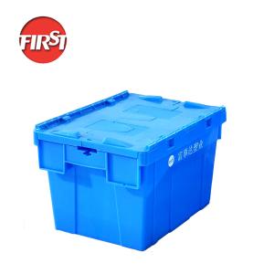 Wholesale 400x300x260mm Heavy Duty Nesting Crates Plastic Totes Warehouse Storage from china suppliers
