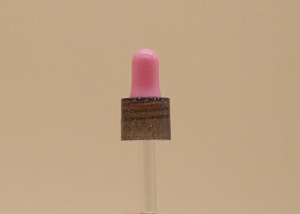 Buy cheap Rose Red Teat Essential Oil Pipettes Dropper Gold Pearl Pearlesent Pigment Collar from wholesalers