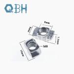 Aluminum Alloy Profile Sliding T-Nut Carbon Steel Nickel Plated Semicircle T