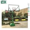 Buy cheap Outdoor School Court Basketball Stand Basketball Hoop Tempered Glass Backboard On Sale from wholesalers
