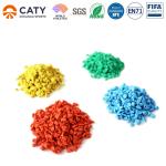 Outdoor Sports Pre-made Athletic Running Track Installation Colored Rubber
