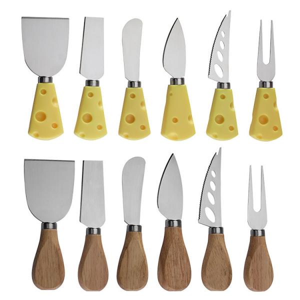 Buy cheap Stainless Steel Wood Handle Cheese Knives Modern Butter Steak Knife And Fork Set from wholesalers