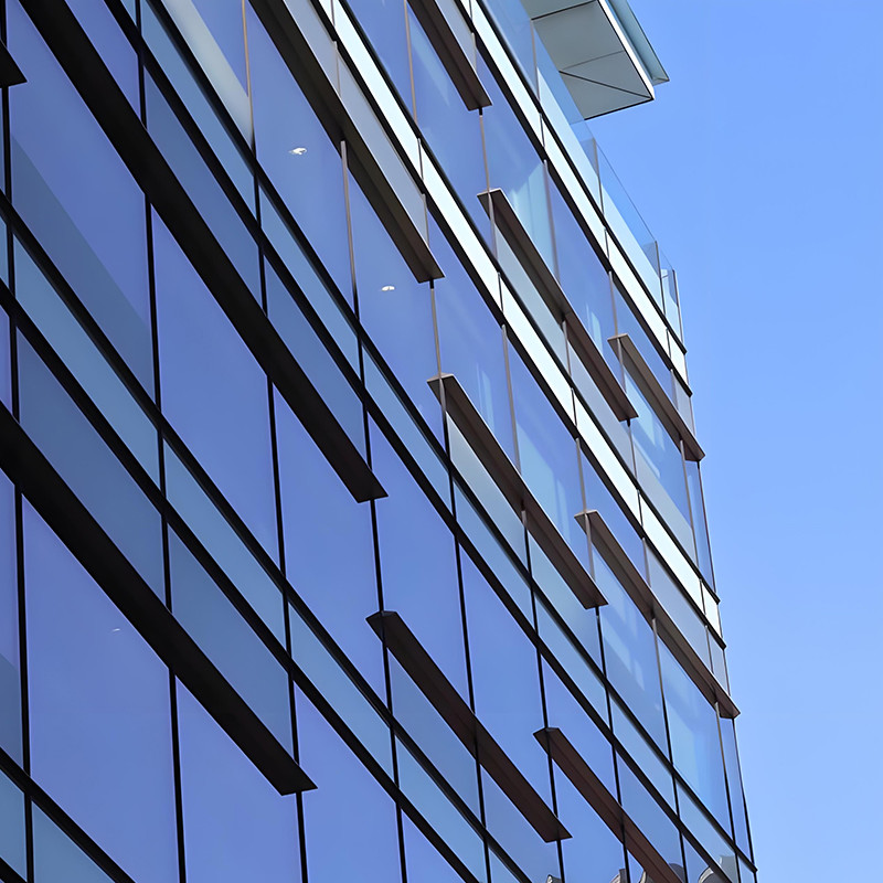 Custom House Curtain Wall Sound Insulation Soundproof Curved Curtain Wall