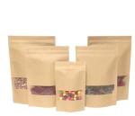 resealable zipper kraft paper food packaging bags nuts aluminum foil k bag