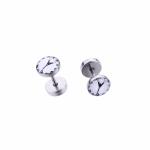 Wholesale Stainless Steel Clock Logo Fake Ear Piercing,Cheater Ear Piercing