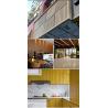 Buy cheap House Interior Wood Grain Aluminium Alloy Profile Fluted Wall 3d Ceiling Panels from wholesalers