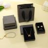 Buy cheap Black Luxury Foam Insert Jewelry Box Paper Packaging Cardboard Jewelry Gift Boxes from wholesalers