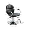 Buy cheap Modern Style Salon Barber Chair Reclining Backrect With Round Base , Black Color from wholesalers