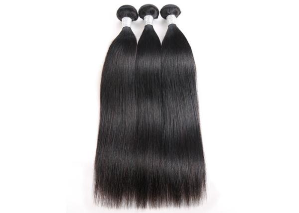 Buy cheap 8A Grade 100% Original Peruvian Virgin Hair Weft Straight Factory Price No Shedding No Tangling from wholesalers