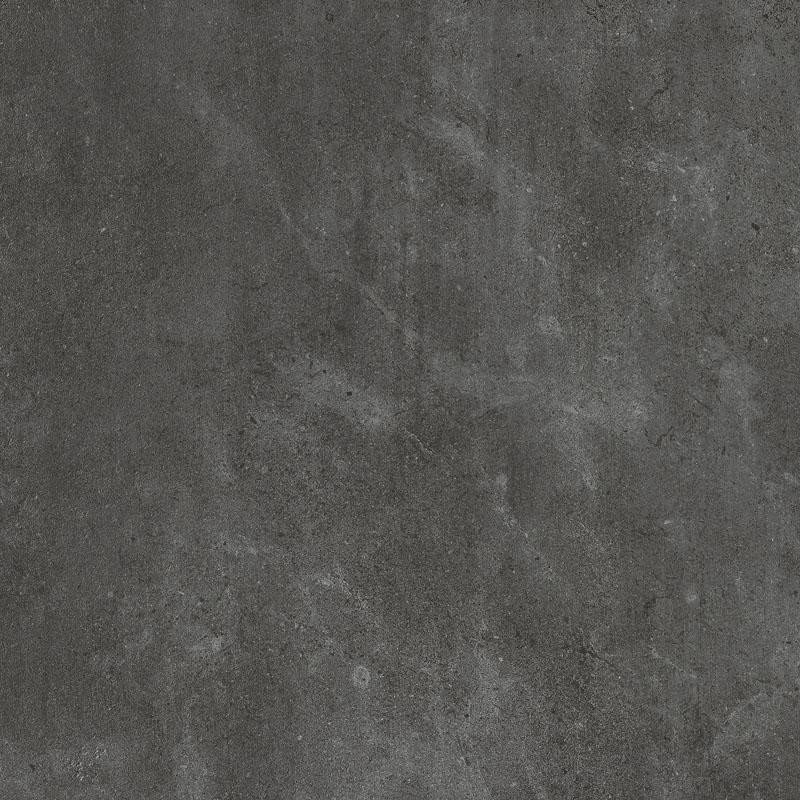 Anti Slip Porcelain Kitchen Floor Tiles Treatment Lappato Homogeneous Surface Deep Black Stone Look Porcelain Tile