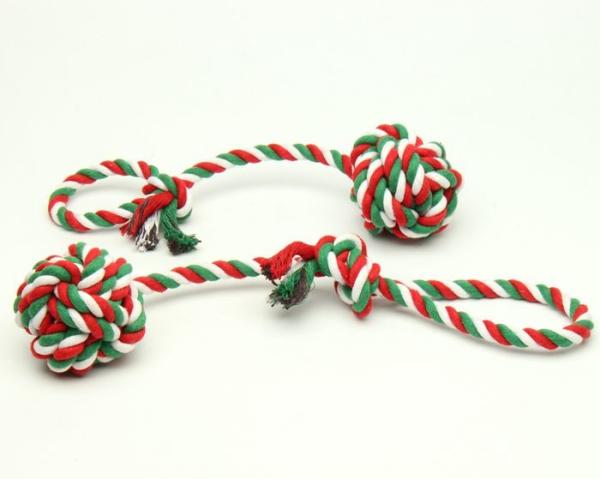 Buy cheap 32cm Cotton Durable Rope Dog Toys Pull Catching Eco Friendly Pet Toys from wholesalers