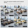 Buy cheap ISO9001/ISO14001 Certified Modern Office Table Workstation for 4 Person Workstation from wholesalers