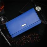 Real Leather Bifold Wallet Black Open Mini Purse For Men WA24