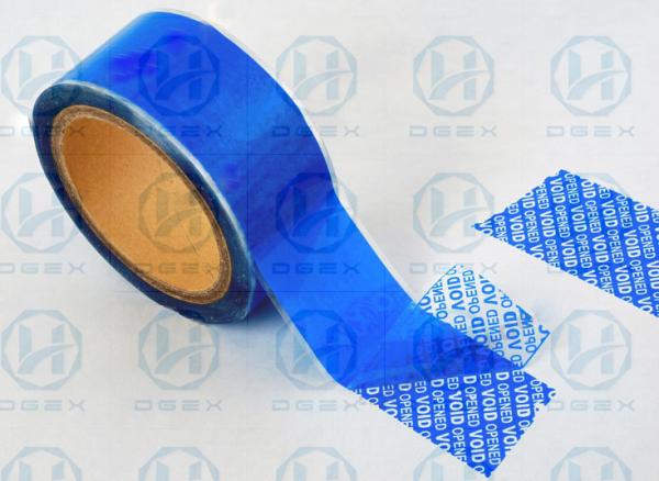 Buy cheap Anti - Tear Security Packaging Tape / Tamper Resistant Tape Protect Brand Goods from wholesalers